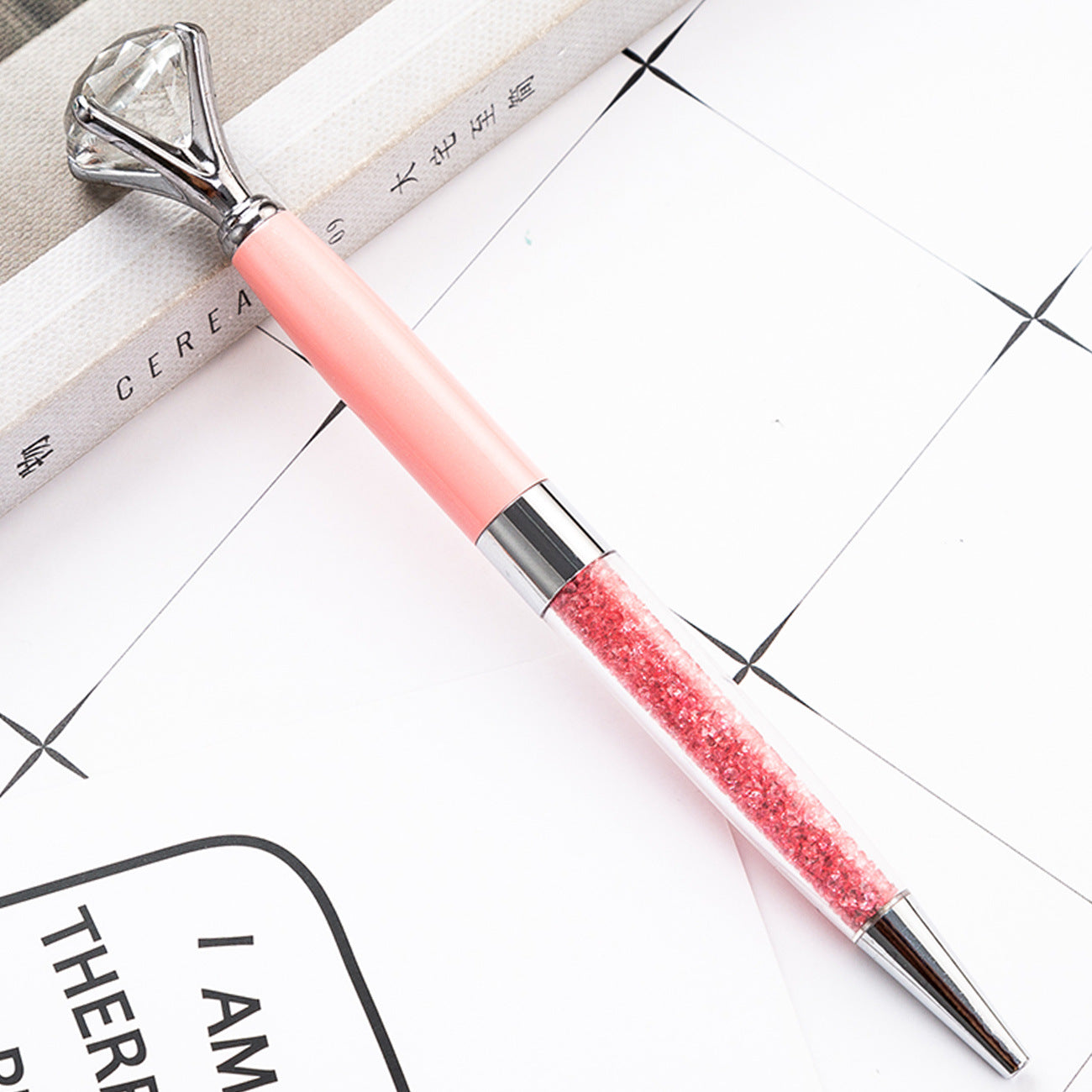 Whoelsale Pens Metal Large Diamond Pen Fashion Crystal Pen